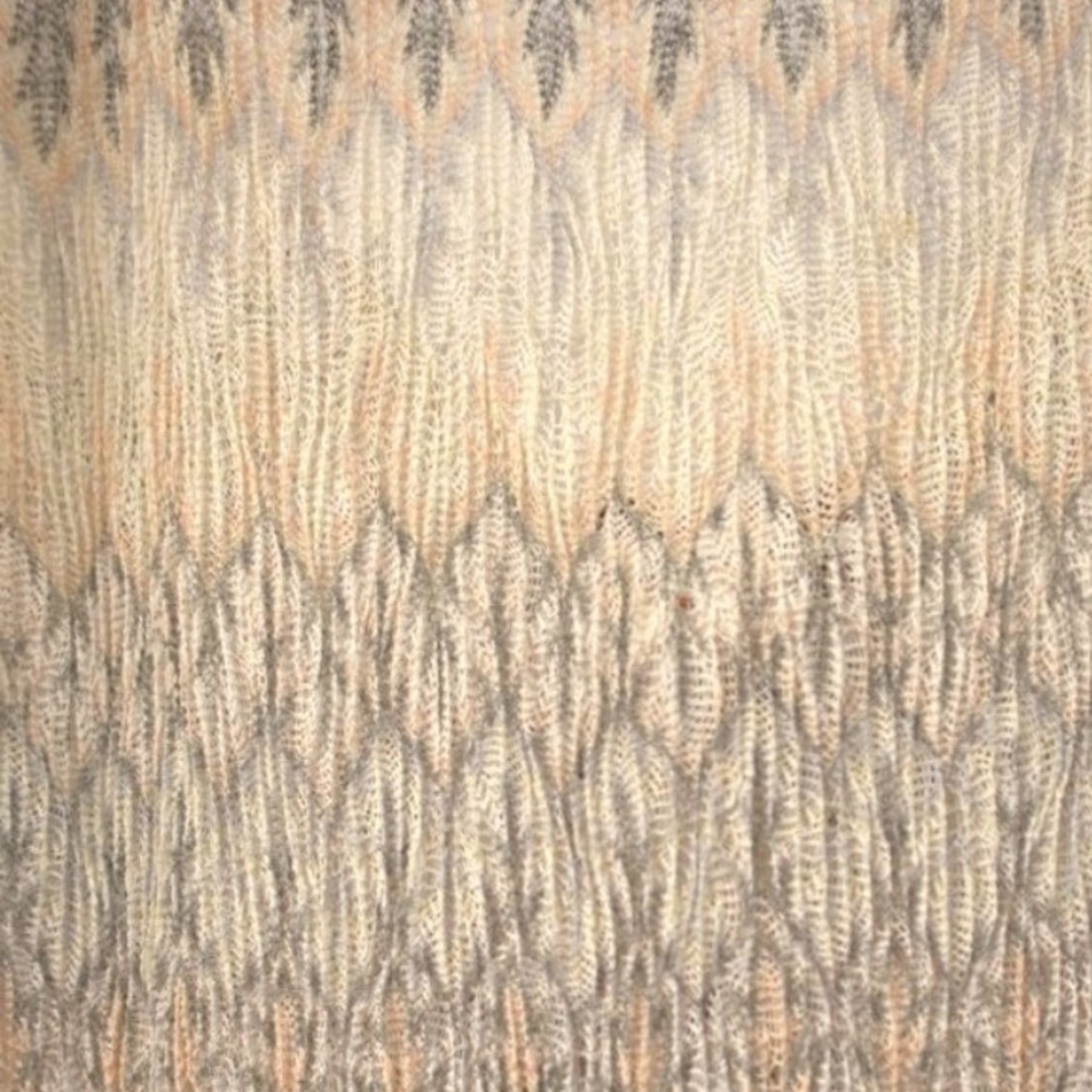 INTIMATELY FREE PEOPLE chevron zig-zag knit slip with stretch.